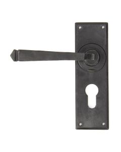 Set From the Anvil External Beeswax Avon Lever Euro Cylinder Lock Furniture | 91482