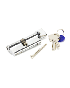 From the Anvil 80mm Polished Chrome Euro Cylinder & Thumbturn 40/40 | 91872