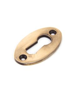 From the Anvil Polished Bronze Oval Standard Escutcheon | 91927