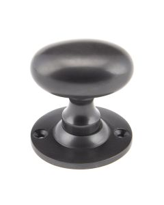 From the Anvil Set Aged Bronze Oval Mortice / Rim Knob | 91976