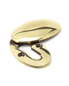 From the Anvil Aged Brass Oval Standard Escutcheon & Cover | 91988