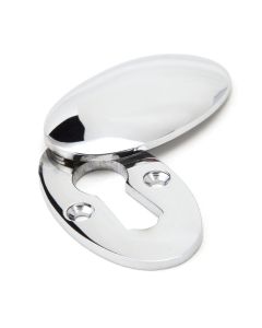 From the Anvil Polished Chrome Oval Standard Escutcheon & Cover | 91990