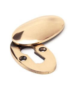From the Anvil Polished Bronze Oval Standard Escutcheon & Cover | 91992