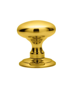 Set Carlisle Brass Polished Brass Ice Large Solid Mortice Knob | AC050PB