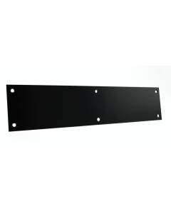 650 x 75mm Matt Black Finger Plate | AFP65075MB