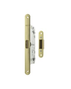 Polished Brass AGB Polaris 2XT Magnetic Bathroom lock 60mm backset | AGB2XTWCPB