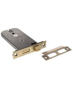 Matt Antique Brass Atlantic Horizontal Bathroom Lock (6 Inch)  - ALKHZBMAB