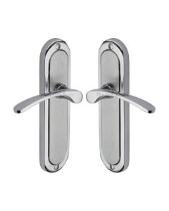 Heritage Brass Apollo Finish Ambassador Door Handle on Plate - Lever Latch