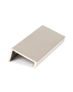 Polished Nickel 100mm Plain Edge Pull | 50701