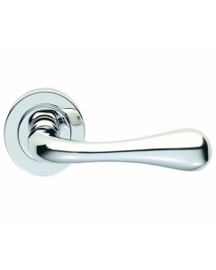 Set Manital Polished Chrome Astro Lever Furniture on rose | AQ1CP