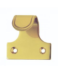 Polished Brass Grooved Sash Lift | AQ42PB