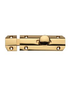 Polished Brass 102mm Surface Bolt | AQ81