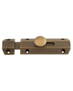 Antique Brass 102mm Surface Bolt | AQ81AB