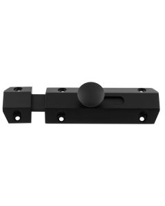 Matt Black 102mm Surface Bolt | AQ81MB