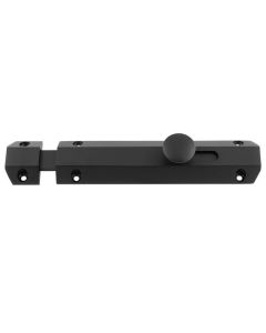 Matt Black 152mm Surface Bolt | AQ82MB