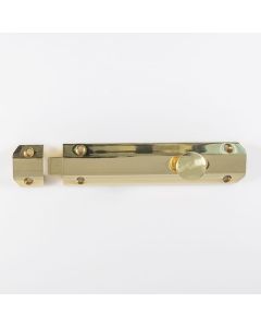 Polished Brass 152mm Surface Bolt | AQ82