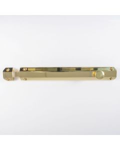 Polished Brass 253mm Surface Bolt | AQ84