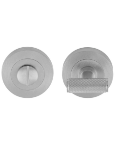 Satin Chrome Syntax Snib Thumbturn & Release on rose | ARTSY40SC
