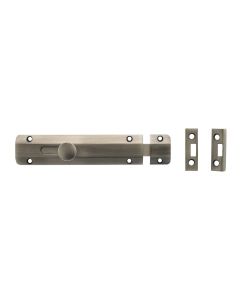 150mm x 35mm Matt Gun Metal Surface Slide Bolts | ASB6MBN