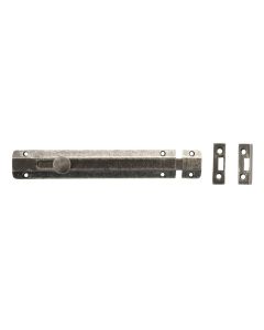 200mm x 35mm Distressed Silver Surface Slide Bolts | ASB8DS