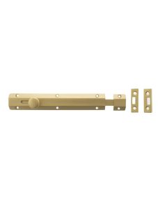 200mm x 35mm Satin Brass Surface Slide Bolts | ASB8SB