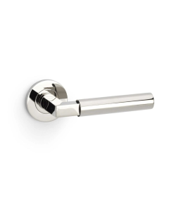 Alexander & Wilks Polished Nickel PVD Hurricane Plain Lever on rose | AW201PNPVD