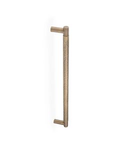 450mm Italian Brass Spitfire Hammered Pull Handle | AW503-450-IB
