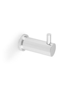 Alexander & Wilks Polished Chrome Plain Coat Hook | AW777PC
