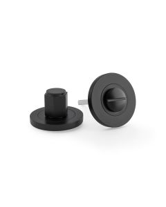 Alexander & Wilks Matt Black Hexagonal Turn and Release | AW794BL