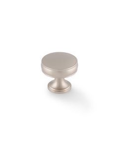 Alexander and Wilks 32mm Satin Nickel Lynd Cupboard Knob | AW808-32-SN