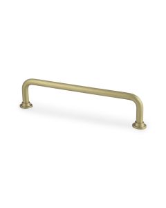 Satin Brass Scandi D Cabinet Handle 128mm c/c AW811-128-SB