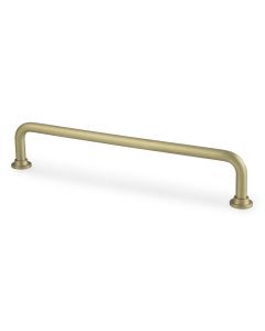 Satin Brass Scandi D Cabinet Handle 160mm c/c AW811-160-SB