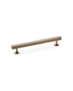 A&W Antique Brass Square T Bar Cupboard Pull Handle c/c 160mm | AW815-160-AB