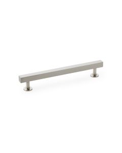 A&W Satin Nickel Square T Bar Cupboard Pull Handle c/c 160mm | AW815-160-SN