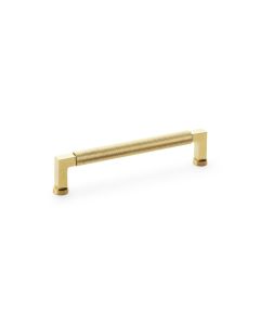 A&W Satin Brass PVD Camille Knurled Cabinet Pull Handle c/c 160mm