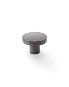 Alexander & Wilks Dark Bronze 38mm Hanover Plain Cupboard Knob