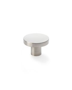 Alexander & Wilks Satin Nickel 38mm Hanover Plain Cupboard Knob