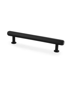 Alexander and Wilks Black 128mm Hexagonal Pull Handle | AW830-128-BL