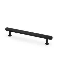 Alexander and Wilks Black 160mm Hexagonal Pull Handle | AW830-160-BL