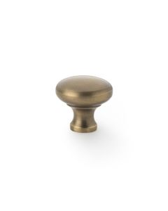 A&W Antique Brass 32mm Wade Round Cupboard Knob | AW836-32-AB