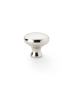 A&W Polished Nickel 32mm Wade Round Cupboard Knob | AW836-32-PN