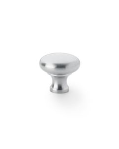 A&W Satin Chrome 32mm Wade Round Cupboard Knob | AW836-32-SC