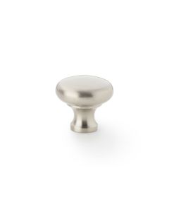 A&W Satin Nickel 32mm Wade Round Cupboard Knob | AW836-32-SN