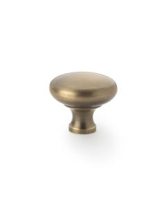 A&W Antique Brass 38mm Wade Round Cupboard Knob | AW836-38-AB