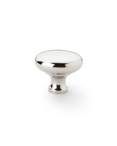 A&W Polished Nickel 38mm Wade Round Cupboard Knob | AW836-38-PN