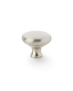 A&W Satin Nickel 38mm Wade Round Cupboard Knob | AW836-38-SN
