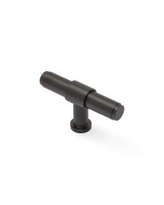 Dark Bronze PVD 80mm Kingston Plain T-Bar Cupboard Knob | AW838P-80-DBZPVD