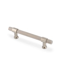 Polished Nickel PVD Kingston Knurled Pull Handle-128mm c/c