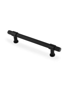 Matt Black Kingston Knurled Pull Handle-160mm c/c