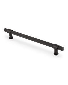 Dark Bronze PVD Kingston Knurled Pull Handle-224mm c/c
